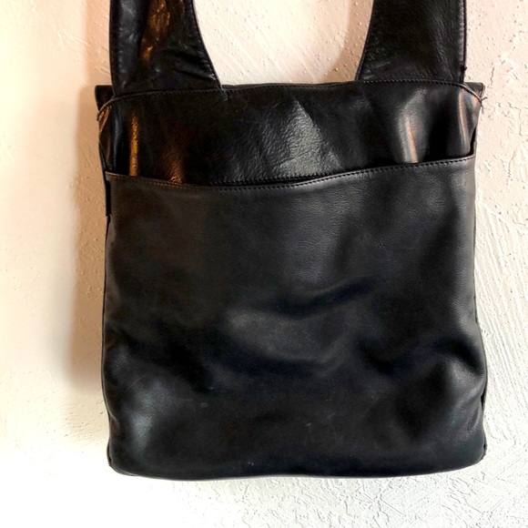 Rudsak✨Black Leather Messenger Bag - Picture 4 of 12